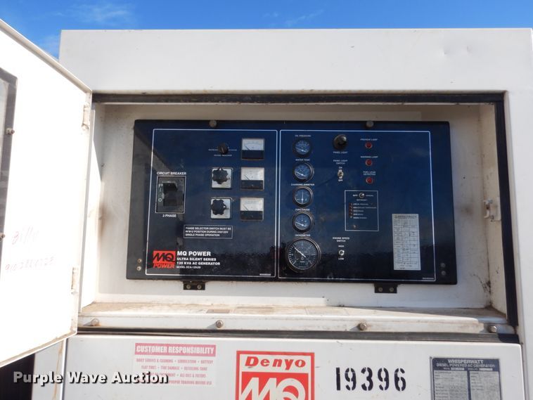 image for item FU9086 2010 Whisperwatt DCA-125USI generator