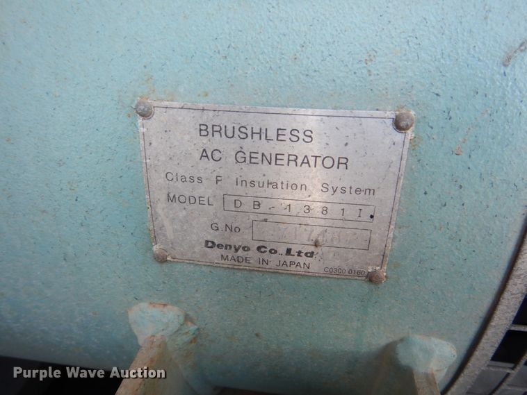 image for item FU9086 2010 Whisperwatt DCA-125USI generator