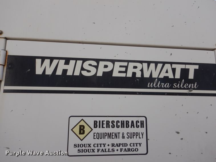 image for item FU9086 2010 Whisperwatt DCA-125USI generator