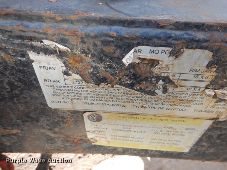 image for item FU9086 2010 Whisperwatt DCA-125USI generator