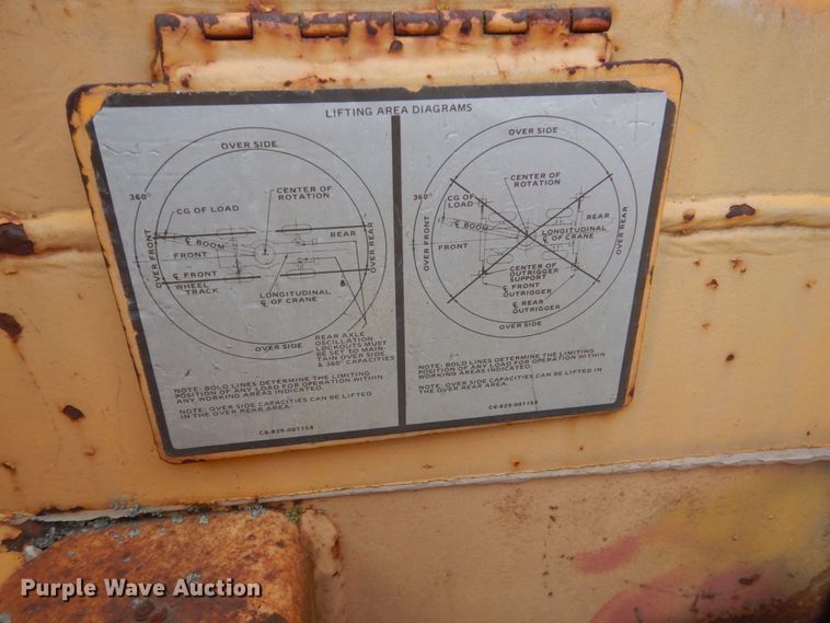 image for item FU9089 1977 Grove RT58A crane