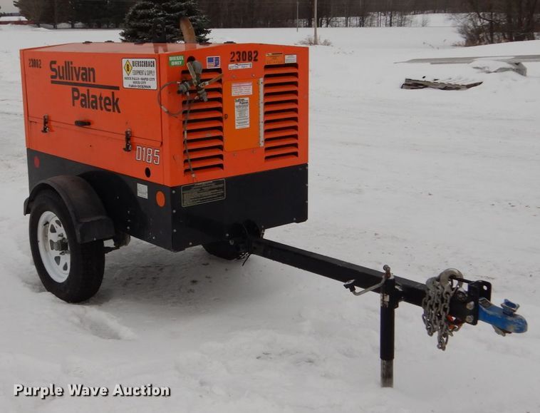 image for item FU9111 2014 Sullivan Palatek D185 air compressor