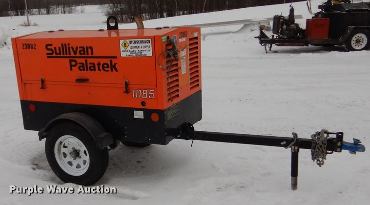 image for item FU9111 2014 Sullivan Palatek D185 air compressor