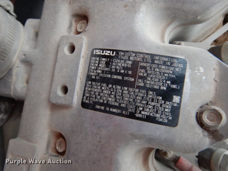 image for item FU9111 2014 Sullivan Palatek D185 air compressor