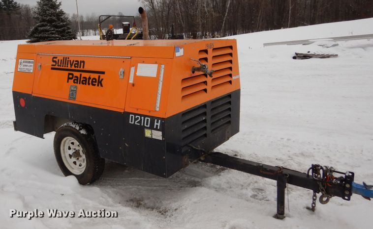 image for item FU9112 2012 Sullivan Palatek D210PHJD air compressor