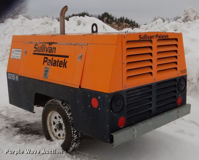 image for item FU9112 2012 Sullivan Palatek D210PHJD air compressor