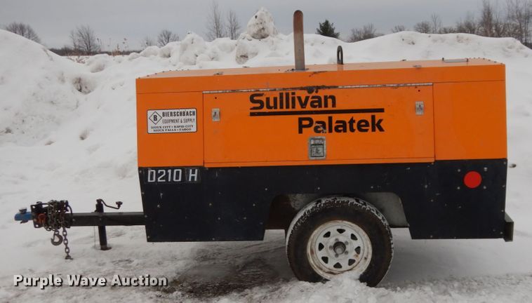 image for item FU9112 2012 Sullivan Palatek D210PHJD air compressor