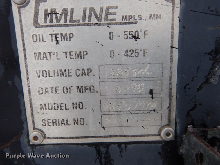 image for item FU9114 1998 Cimline 225DM/A melter applicator