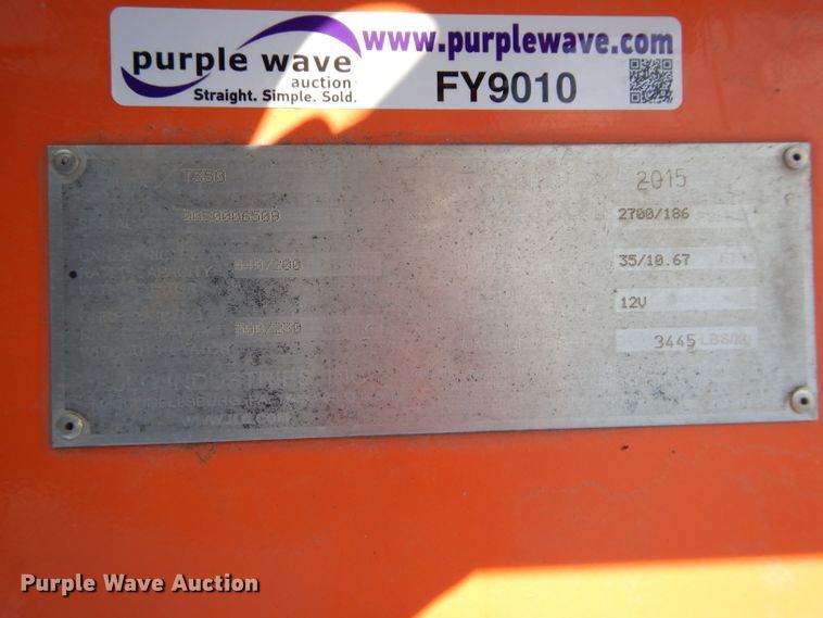 image for item FY9010 2015 JLG T350 boom lift