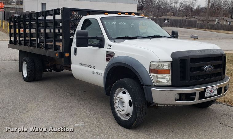 image for item GA9452 2008 Ford F550 Super Duty flatbed truck