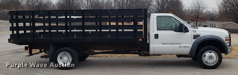 image for item GA9452 2008 Ford F550 Super Duty flatbed truck
