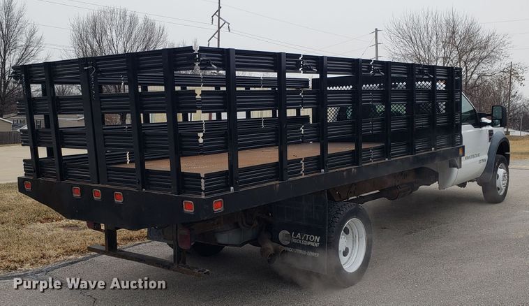 image for item GA9452 2008 Ford F550 Super Duty flatbed truck
