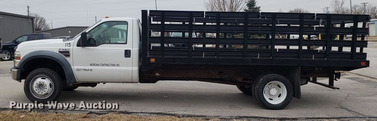 image for item GA9452 2008 Ford F550 Super Duty flatbed truck