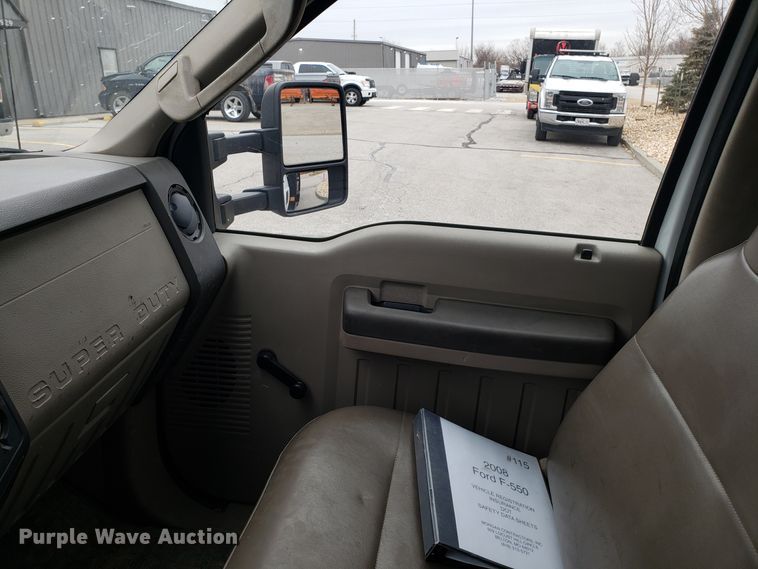 image for item GA9452 2008 Ford F550 Super Duty flatbed truck