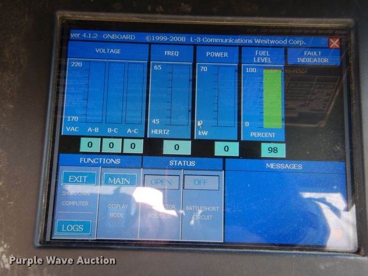 image for item GB9787 2010 L3 MEP-806B generator