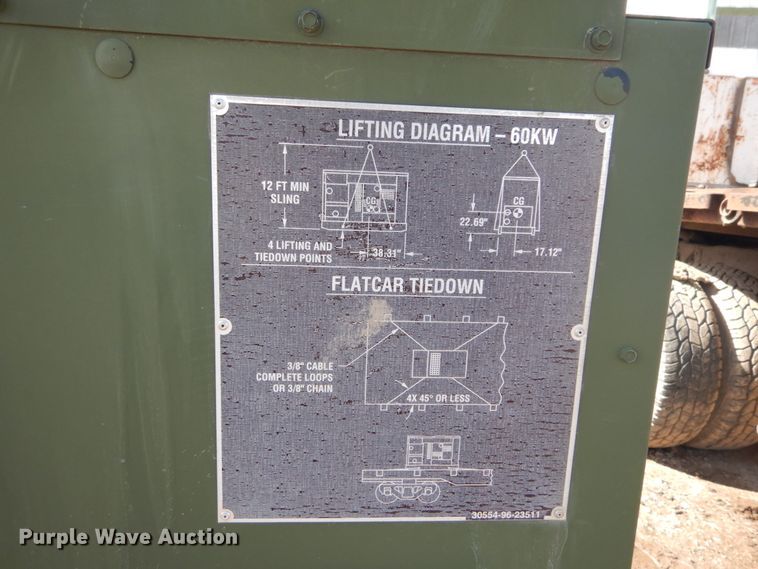 image for item GB9787 2010 L3 MEP-806B generator