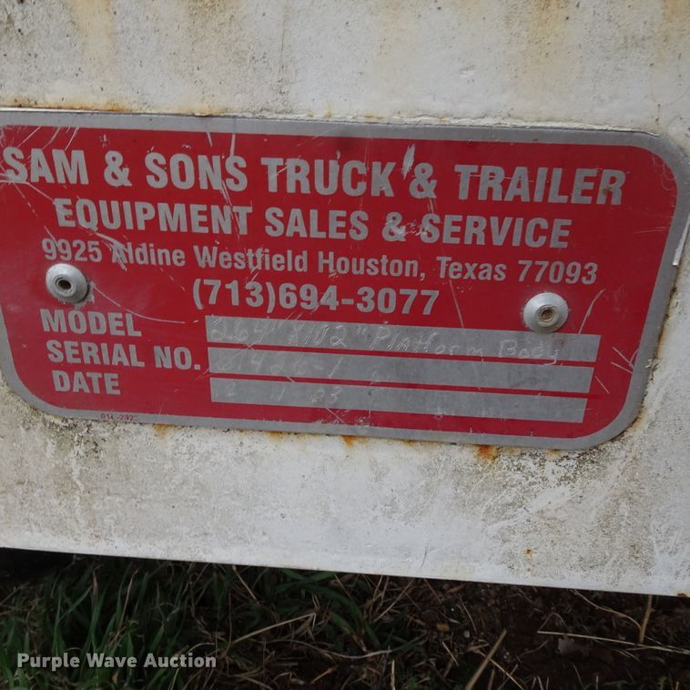 image for item GC9174 Waltco 373BT oil delivery bed