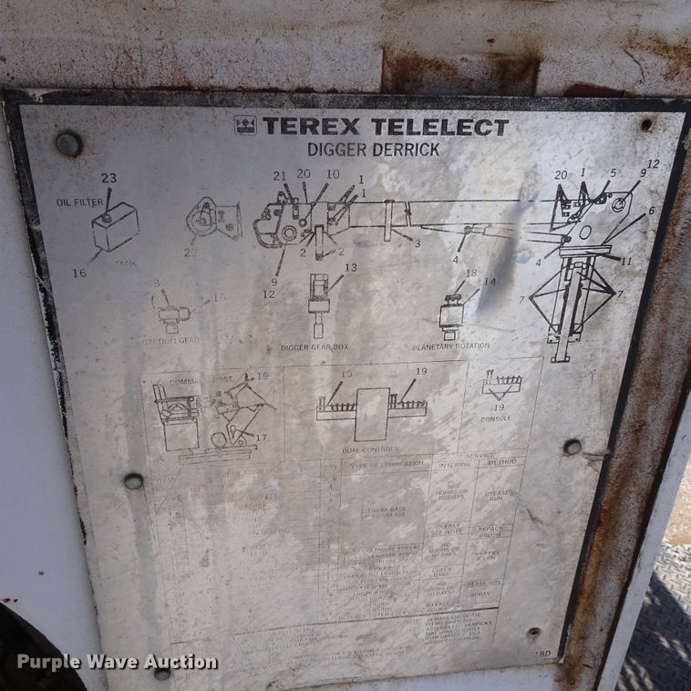 image for item GC9178 2006 International 7300 digger derrick truck