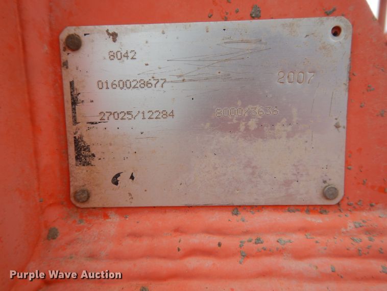 image for item GE9279 2007 Sky Trak 8042  telehandler