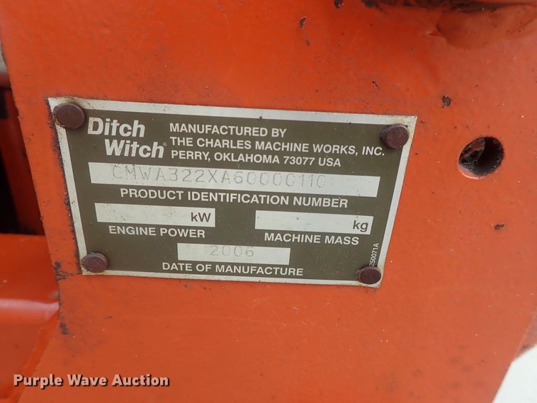 image for item GN9621 2006 Ditch Witch RT40 trencher