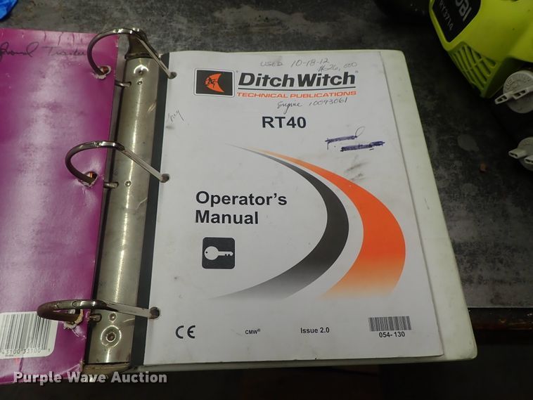 image for item GN9621 2006 Ditch Witch RT40 trencher