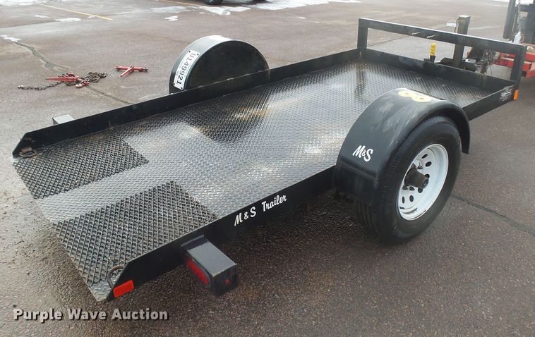 image for item GV9752 2020 M&S 5X10 tilt deck utility trailer