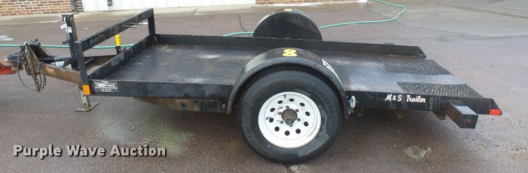 image for item GV9752 2020 M&S 5X10 tilt deck utility trailer