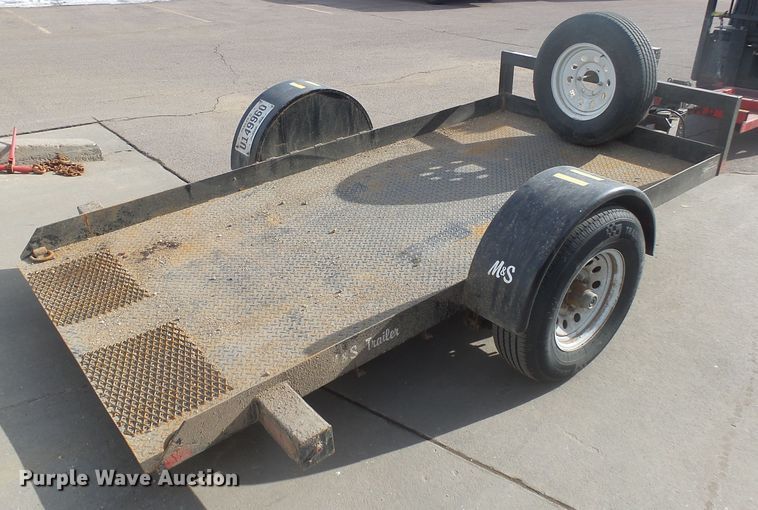 image for item GV9755 2020 M&S 60X10 tilt deck utility trailer