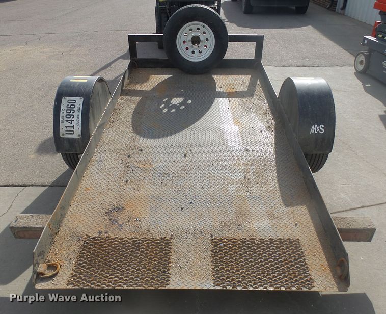 image for item GV9755 2020 M&S 60X10 tilt deck utility trailer