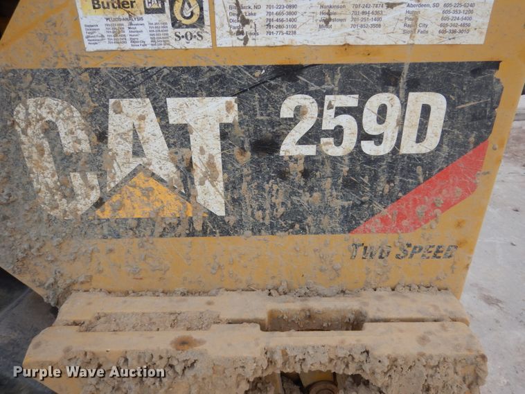 image for item GW9475 Caterpillar 259D skid steer
