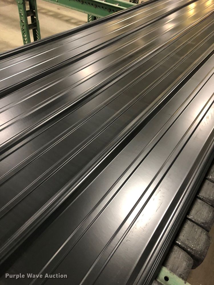 image for item H1311 (60) sheets of metal roofing/siding