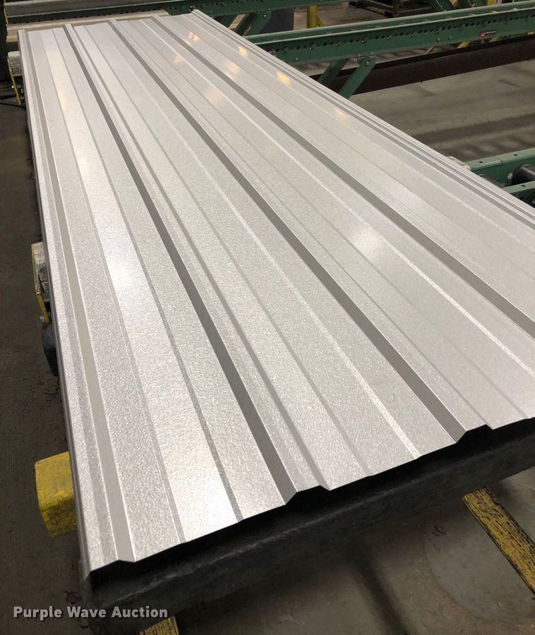image for item H1312 (60) sheets of metal roofing/siding
