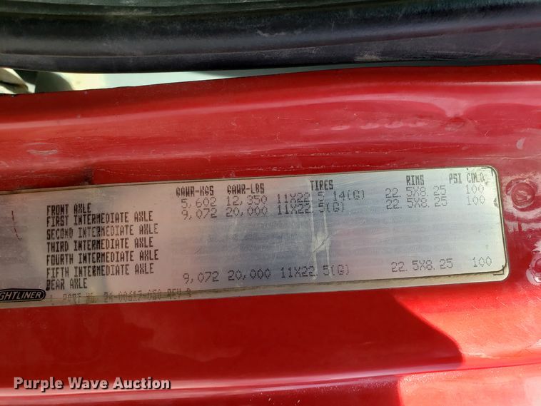 image for item L1432 1996 Freightliner FL106 dump truck