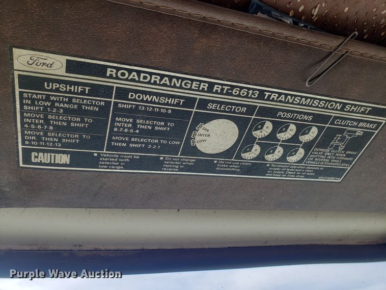 image for item L1435 1982 Ford 8000 dump truck