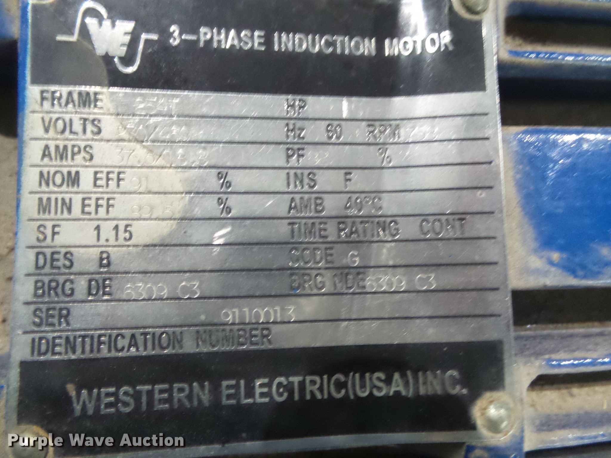 Western electric motor in Cape Girardeau, MO Item DH7864 sold