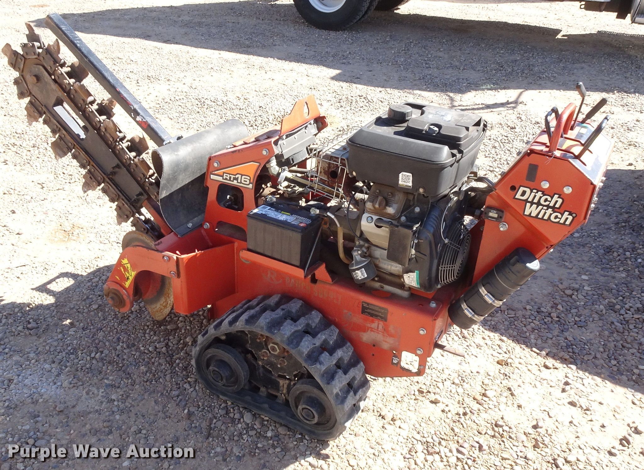 2014 Ditch Witch RT16 trencher in Slaton, TX Item GC9163 sold