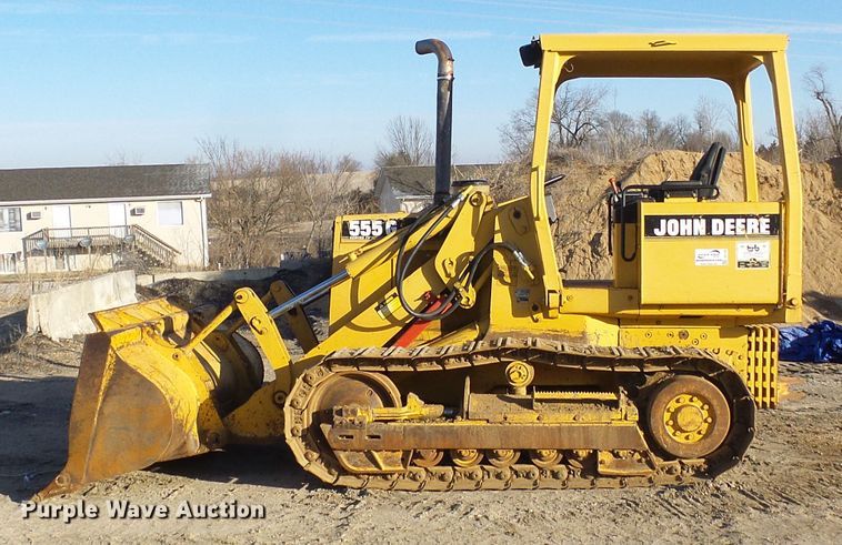 image for item DD1783 1999 John Deere 555G  crawler loader