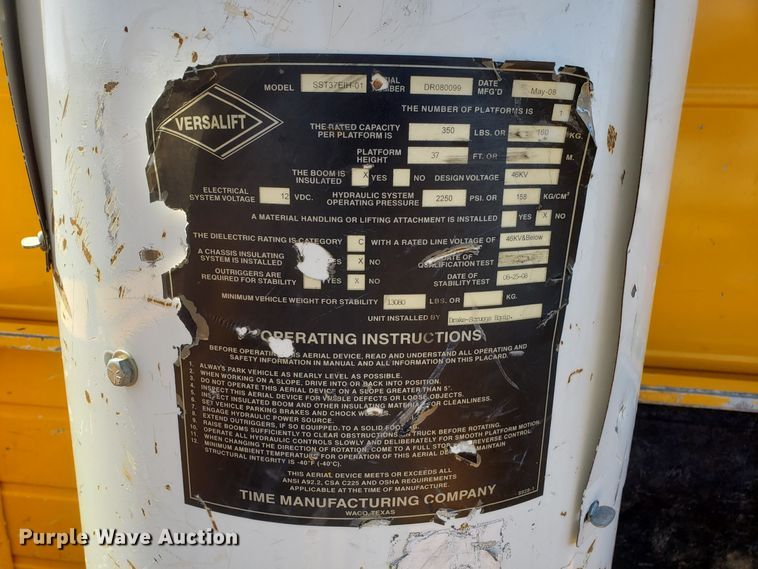 image for item DD2574 2008 Ford F550 Super Duty bucket truck