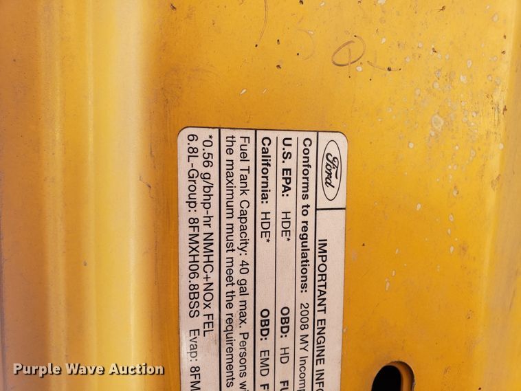 image for item DD2574 2008 Ford F550 Super Duty bucket truck