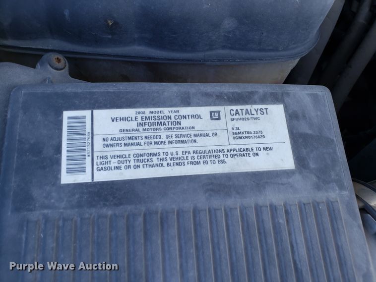 image for item DD2581 2008 Chevrolet Silverado 1500 Ext. Cab pickup truck