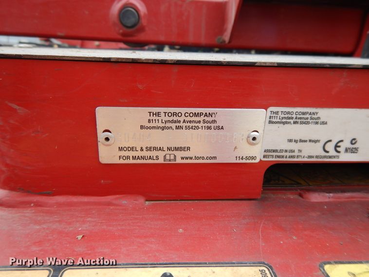 image for item DF5856 2010 Toro Groundmaster 3280D lawn mower