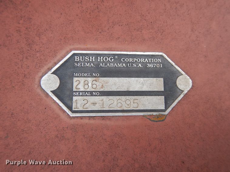 image for item DF5862 Brush Hog 286 rotary mower