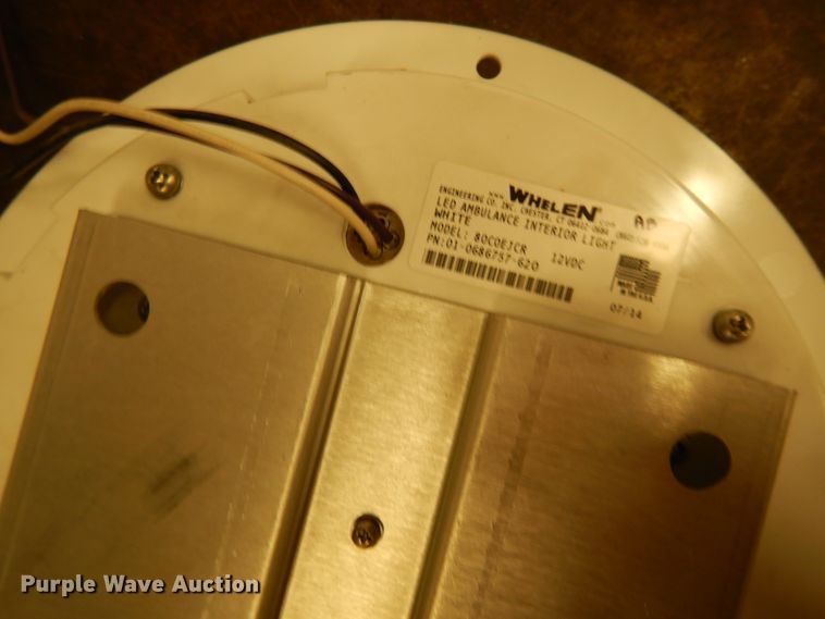 image for item DF5871 Approximately 36 Whelen emergency lights