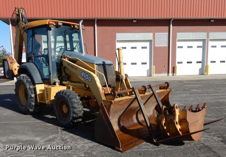 image for item DF5937 2003 John Deere 410G backhoe