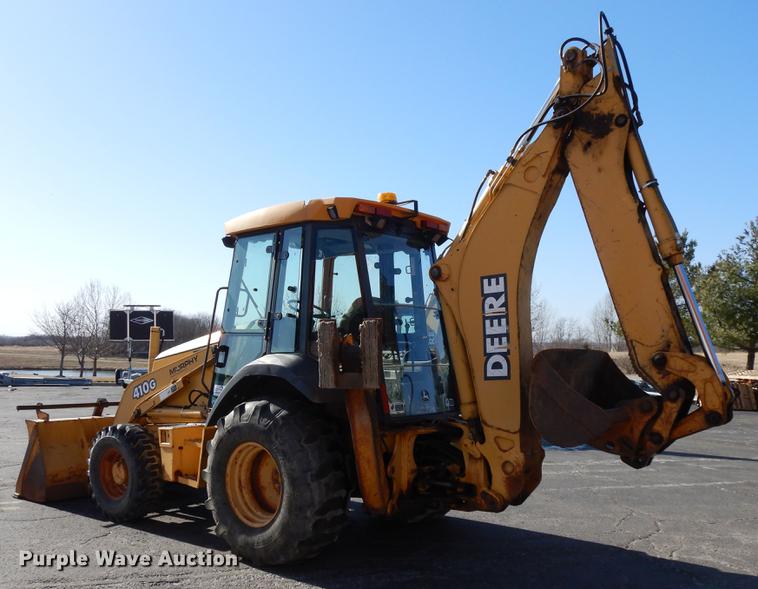 image for item DF5937 2003 John Deere 410G backhoe