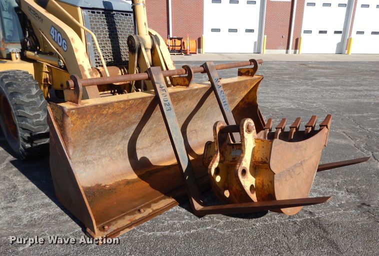 image for item DF5937 2003 John Deere 410G backhoe