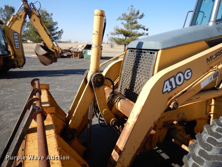 image for item DF5937 2003 John Deere 410G backhoe