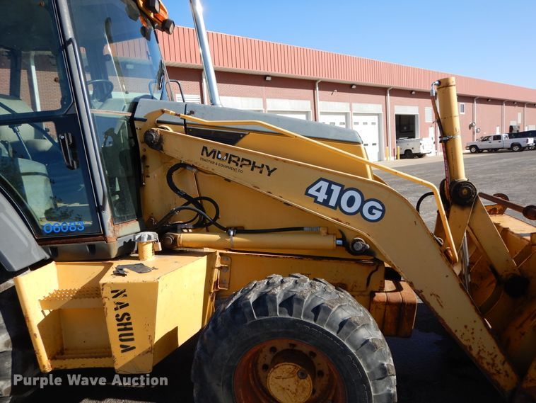 image for item DF5937 2003 John Deere 410G backhoe