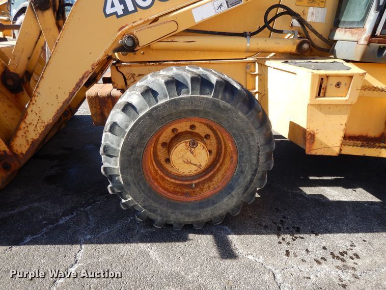 image for item DF5937 2003 John Deere 410G backhoe