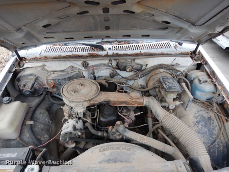 image for item DG6272 1989 Chevrolet S10 pickup truck